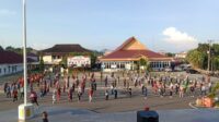 Jaga Kebugaran Jasmani, Pj Wako Lusje Senam Bersama ASN dan PHL