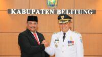 Mikron Antariksa Resmi Dilantik Jadi Penjabat Bupati Belitung