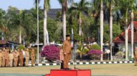 Perdana, Pj Gubernur Sugito Pimpin Apel Bersama ASN Pemprov Babel 