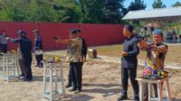 Wakil Bupati Bangka Tengah Ikut Latihan Menembak