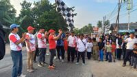 Jalan Sehat HUT RI ke-79: Warga Sinar Jaya Bersemangat, Hadiah Melimpah