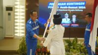 Pj Gubernur Sugito Lepas Kontingen PON XXI, KONI Babel Optimis Target 4 Emas