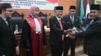 Pimpinan DPRD Bangka Tengah Dilantik, Batianus Jadi Ketua