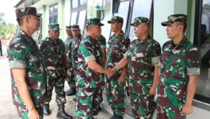 Brigjen TNI Heri Purwanto Awali Tugas dengan Kunjungan Kerja ke Balak Aju Korem 042/Gapu