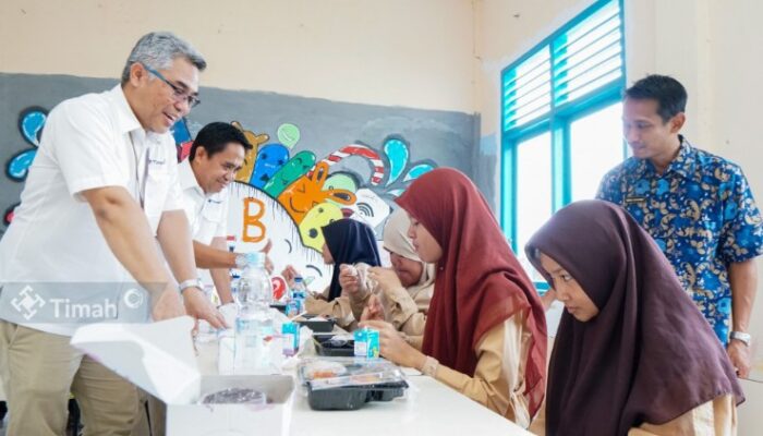 PT Timah Wujudkan Dukungan Gizi Seimbang untuk Anak Berkebutuhan Khusus di SLB Negeri Mentok