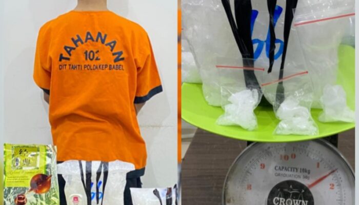Selamatkan 15 Ribu Nyawa, Polda Babel Gagalkan Peredaran 1,5 Kg Sabu