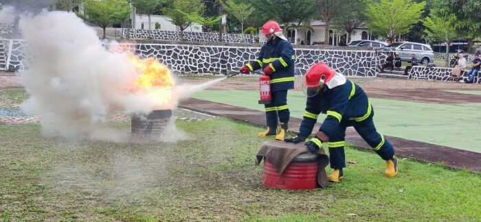 Semarak Bulan K3, PT Timah Gelar Lomba Penanganan Kebakaran dan 5R