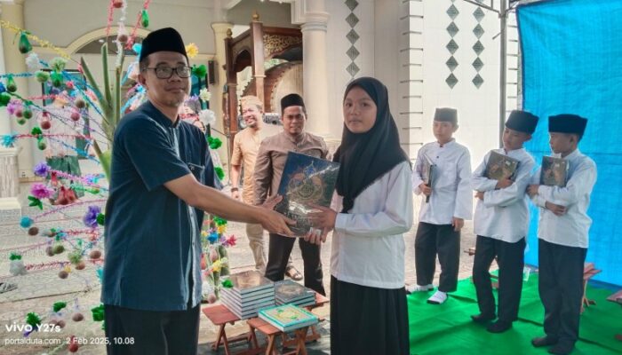 PT Timah Dukung Pesta Adat Ruwah dan Khataman Quran di Desa Pusuk