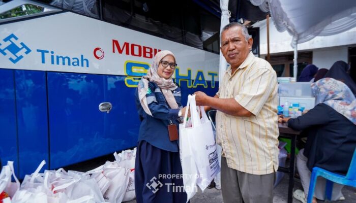 Mobil Sehat PT Timah Hadir di Pelabuhan Mantung, Layani 131 Warga dengan Gratis