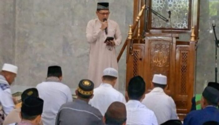 Usai Diresmikan, Masjid Nurul Jannah Gelar Salat Jumat Perdana Bareng Pemkot Pangkalpinang