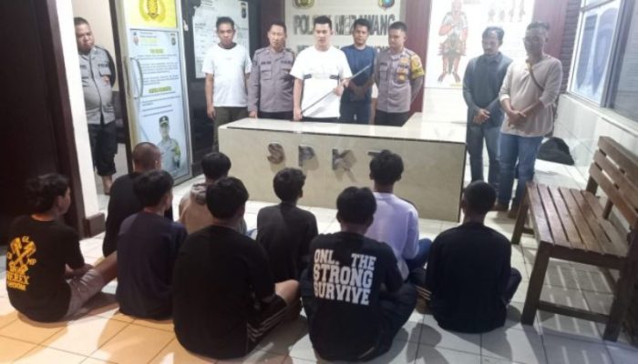Polsek Merawang Telusuri Aktivitas Geng Motor Lewat Media Sosial, Sita Parang Panjang dari Anggota Aktif