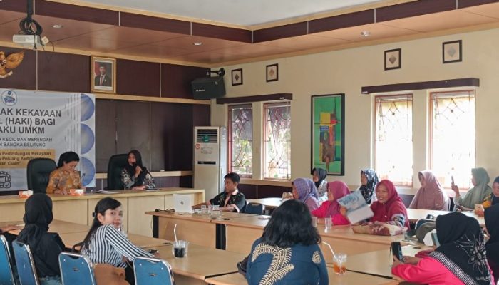 Rina Tarol Ajak UMKM Basel Daftarkan Produk ke HAKI dan Sertifikasi Halal