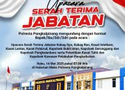 Kapolsek hingga Kasat Polairud Berganti, Polresta Pangkalpinang Gelar Sertijab Rabu Pagi
