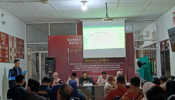 DPS Pilwako Ulang Pangkalpinang 2025 Ditetapkan, Jumlah Pemilih Meningkat Jadi 169.262 Orang