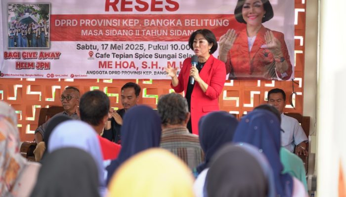 Reses di Sungaiselan, Mehoa Dengar Langsung Keluhan Warga