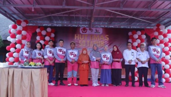 Meriah! Reuni Akbar Warnai HUT ke-50 SDN 10 Sungailiat