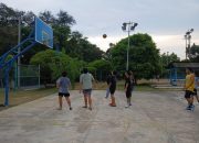 Remaja Bangka Barat Giat Berlatih Basket di Lapangan PT Timah