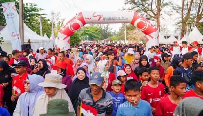 Ribuan Warga Meriahkan Pekan Sehat HUT ke-49 PT Timah di Belitung Timur