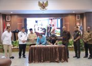Beliadi Hadiri Penandatanganan MoU Pemda se-Babel dengan Kejaksaan