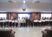 Gubernur Hidayat Saksikan MoU Pemda se-Babel dengan Kejaksaan