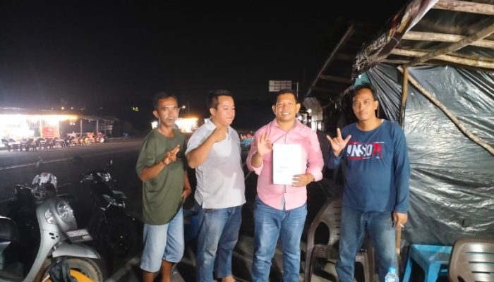 PKL Jembatan Emas Nyatakan Dukungan ke Udin–Desi, Apresiasi Bantuan Mushola dan Toilet Umum