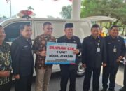 Bank Sumsel Babel Salurkan CSR, Serahkan Mobil Jenazah ke Pemprov Babel