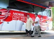 Mobil Sehat PT Timah Diserbu Ratusan Warga Desa Kebintik