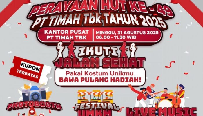 Pekan Sehat PT Timah Bakal Digelar di Pangkalpinang, Ini Rangkaian Kegiatan yang Akan Dilaksanakan