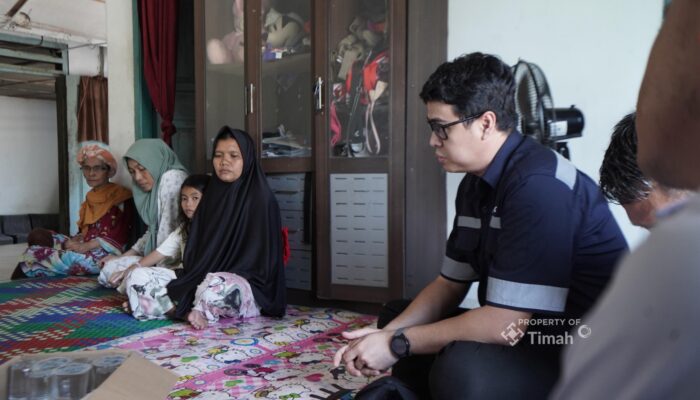 PT Timah Serahkan Santunan untuk Keluarga Korban Kecelakaan Tambang di Tempilang