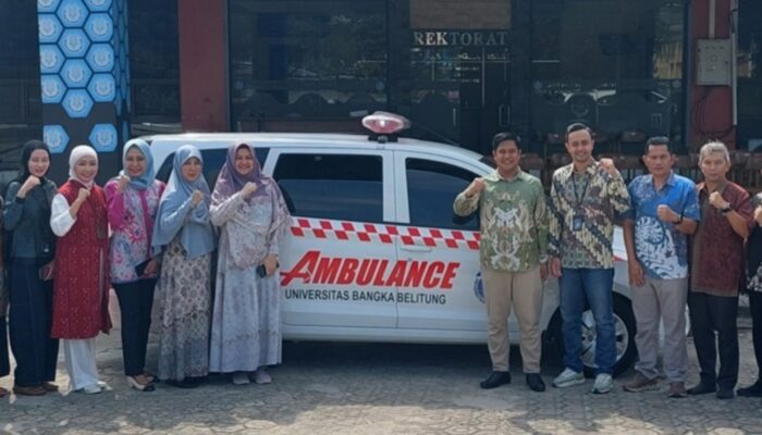 UBB Akhirnya Miliki Ambulance Pertama Setelah Bertahun-tahun, Hibah dari BTN