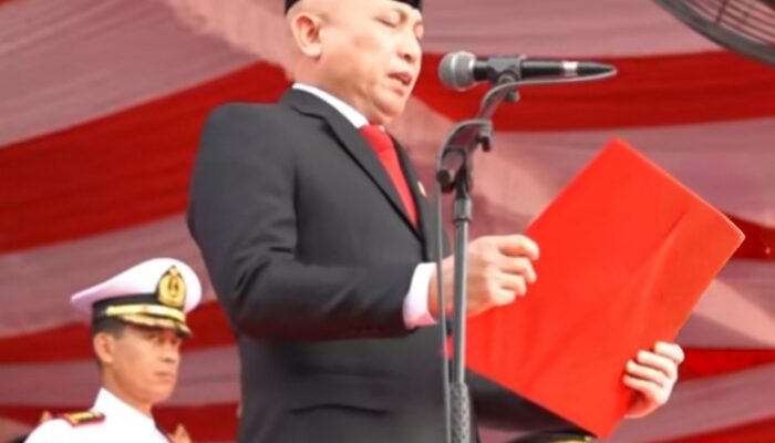 HUT ke-80 RI di Babel, Ketua DPRD Didit Bacakan Teks Proklamasi