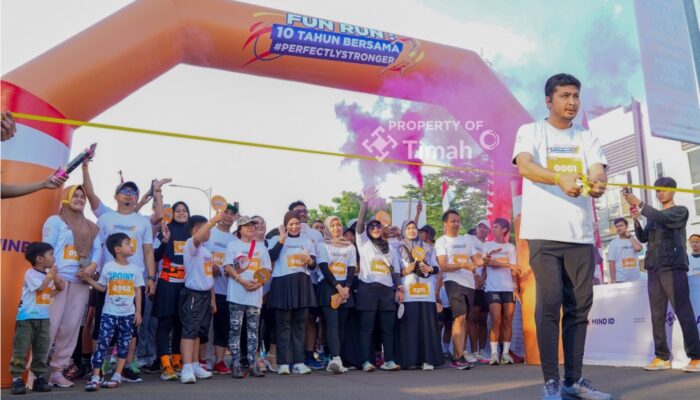 Meriah! HUT ke-10 TKPP Dimeriahkan Fun Run dan Penyerahan CSR