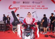 Indriati Warga Selindung Baru Raih Hadiah Utama Motor di Pekan Sehat PT Timah