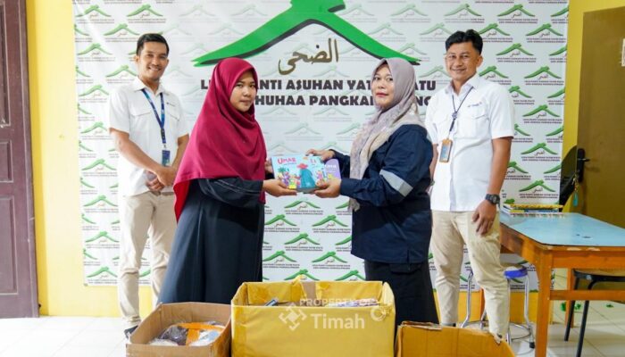Semarak HUT ke-49, PT Timah Bagikan Barang Layak Pakai untuk Masyarakat dan Panti Asuhan
