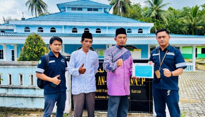 Masjid Nurul Janah Menerima Bantuan CSR PT Timah