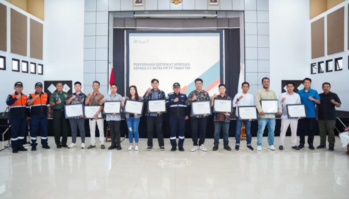 Apresiasi Kinerja, PT Timah Tbk Anugerahkan Penghargaan bagi Mitra Usaha