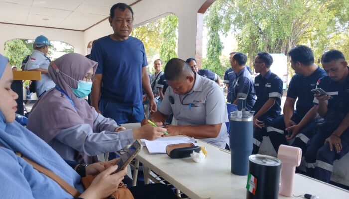 Wujudkan Tempat Kerja Sehat dan Aman, PT Timah Gelar Medical Check Up Karyawan