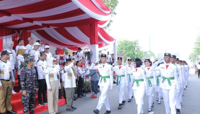 Pawai Karnaval HUT RI ke-80 di Bangka Belitung Dimeriahkan 18 Drumband dan Ratusan Peserta