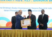 Pemprov Babel Raih Juara, Gubernur Hidayat Terima Anugerah BKN Award