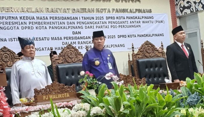 DPRD Gelar Rapat Paripurna Memperingati Hari Jadi ke-268 Kota Pangkalpinang