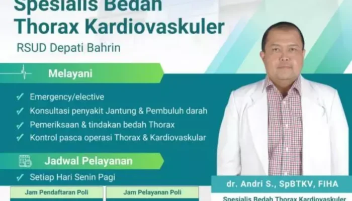 RSUD Depati Bahrin Resmikan Poli BTKV untuk Pasien Jantung-Paru