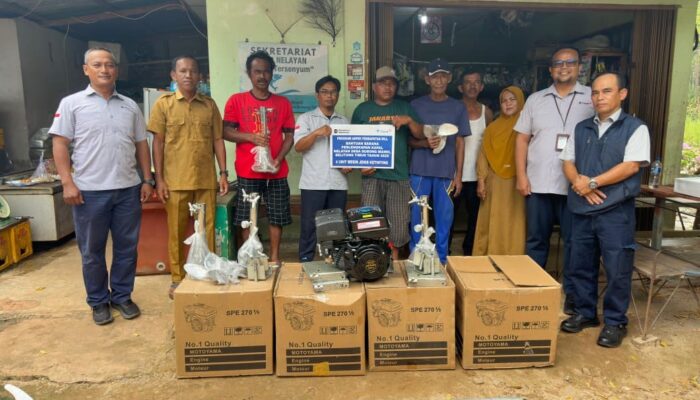 Usai Alami Kecelakaan Laut, Nelayan Belitung Timur Dapat Bantuan Mesin dari PT Timah
