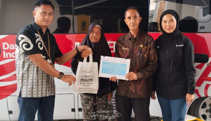 Ratusan Warga Manfaatkan Layanan Gratis Mobil Sehat PT Timah