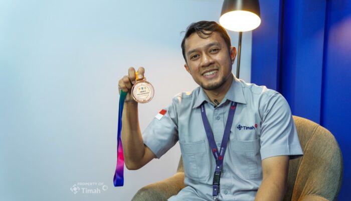 Tak Hanya Berprestasi di Kantor, Karyawan PT Timah Ini Juara Tenis Meja Nasional