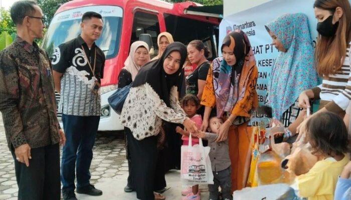 PT Timah Gelar Edukasi dan Bagi Makanan Bergizi untuk Cegah Stunting di Karimun