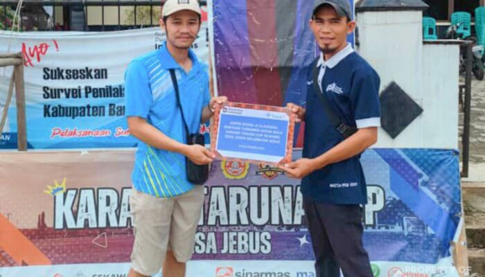 PT Timah Dukung Turnamen Sepak Bola Karang Taruna Jebus Cup I, 152 Tim se-Babel Berlaga