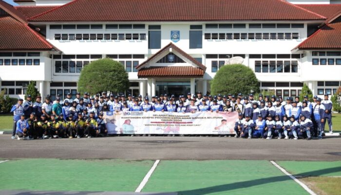 115 Atlet Babel Diberangkatkan ke PORNAS XVII KORPRI, Target Bawa Pulang Medali Emas