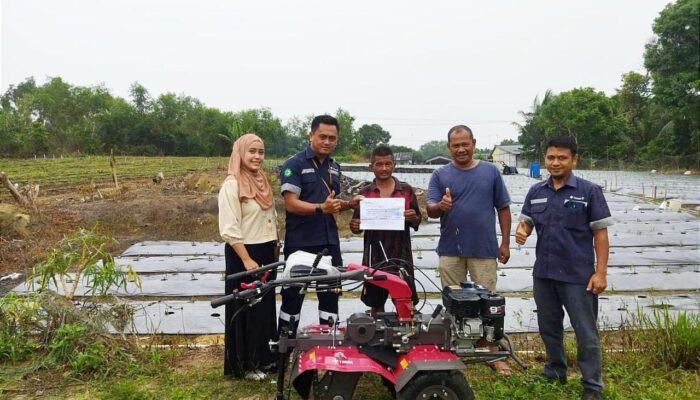 PT Timah Dukung Ketahanan Pangan Lewat Bantuan Bibit dan Alat Pertanian