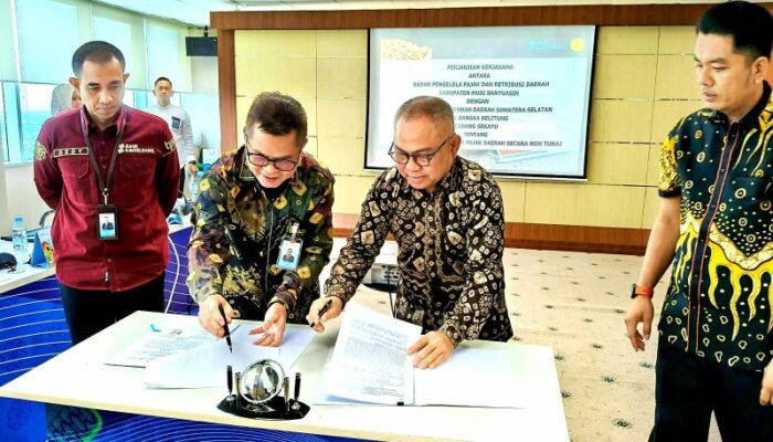 Pemkab Muba dan Bank Sumsel Babel Teken MoU, Perkuat Sistem Pajak Daerah Berbasis Digital