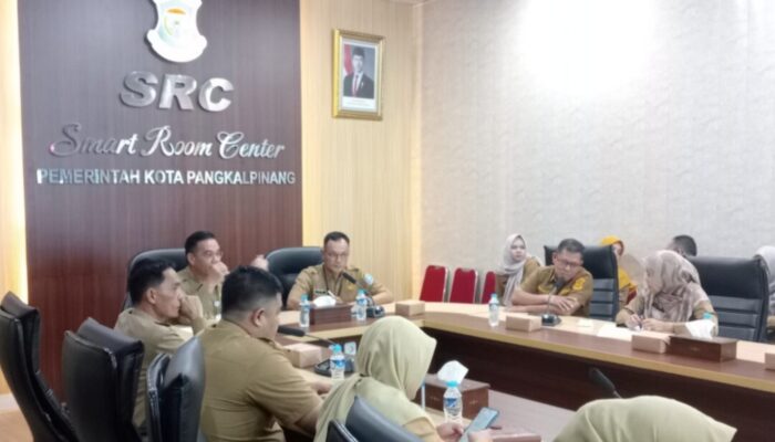 Pemkot Pangkalpinang Gelar Rapat Persiapan Pelantikan Wali Kota dan Wakil Wali Kota